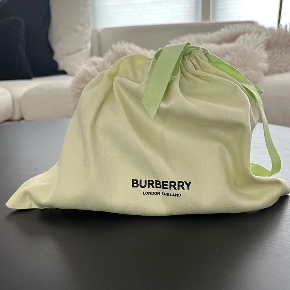 Burberry Black Quilted Crossbody Bag with Gold Accents - Picture 10 of 10